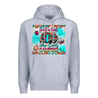 Heather Grey just a girl who loves camping Premium Hoodie - JahusDesignShop
