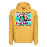 Mustard just a girl who loves camping Premium Hoodie - JahusDesignShop