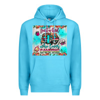 Ocean Blue just a girl who loves camping Premium Hoodie - JahusDesignShop