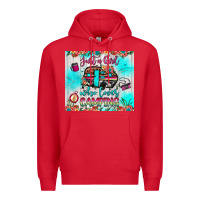 Red just a girl who loves camping Premium Hoodie - JahusDesignShop