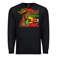 Black juneteenth black king Premium Sweatshirt - texasbilliewilder