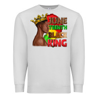 Dove Grey juneteenth black king Premium Sweatshirt - texasbilliewilder