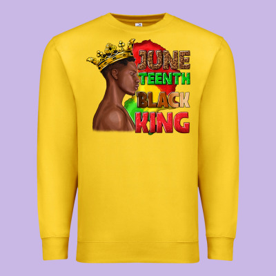 Premium Sweatshirt juneteenth black king