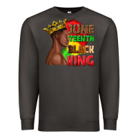 Smoke juneteenth black king Premium Sweatshirt - texasbilliewilder