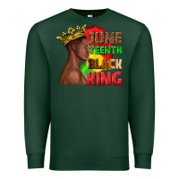 Sports Green juneteenth black king Premium Sweatshirt - texasbilliewilder