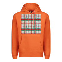 Carrot christmas plaid seamless pattern Premium Hoodie - BundleAndBundleShop