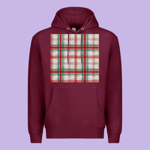 Christmas Plaid Seamless Pattern Premium Hoodie Designed By Bundleandbundleshop