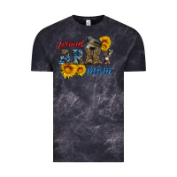 Cloud Black proud army mom Vintage Tee - Artiststas
