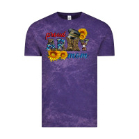 Cloud Purple proud army mom Vintage Tee - Artiststas