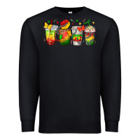 Black juneteenth coffee cups Premium Sweatshirt - texasbilliewilder