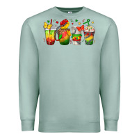 Seafoam juneteenth coffee cups Premium Sweatshirt - texasbilliewilder