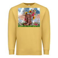 Antique Gold christian western Premium Sweatshirt - Zillion Design Studio