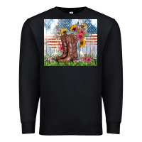 Black christian western Premium Sweatshirt - Zillion Design Studio