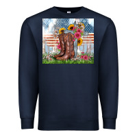 Navy christian western Premium Sweatshirt - Zillion Design Studio
