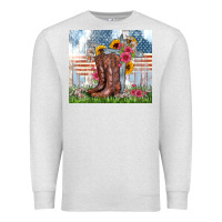 Oatmeal Heather christian western Premium Sweatshirt - Zillion Design Studio