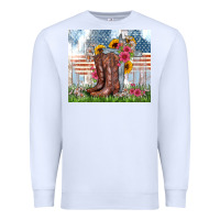 White christian western Premium Sweatshirt - Zillion Design Studio