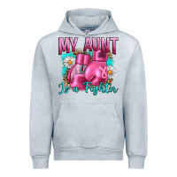 Heather Grey Breast Cancer My Aunt İs A Fighter Urban Hoodie - Artiststas