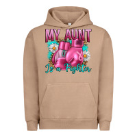 Pigment Burro Breast Cancer My Aunt İs A Fighter Urban Hoodie - Artiststas