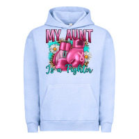 Pigment Grape Ice Breast Cancer My Aunt İs A Fighter Urban Hoodie - Artiststas