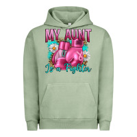 Pigment Oil Green Breast Cancer My Aunt İs A Fighter Urban Hoodie - Artiststas