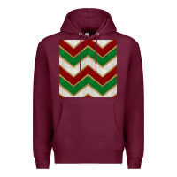 Burgundy christmas stripes seamless pattern Premium Hoodie - BundleAndBundleShop