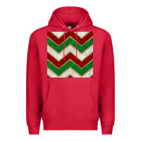 Cardinal christmas stripes seamless pattern Premium Hoodie - BundleAndBundleShop