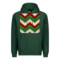 Sports Green christmas stripes seamless pattern Premium Hoodie - BundleAndBundleShop