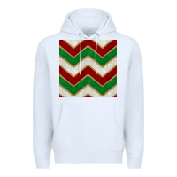 White christmas stripes seamless pattern Premium Hoodie - BundleAndBundleShop