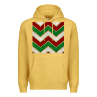 Antique Gold christmas stripes seamless pattern Premium Hoodie - BundleAndBundleShop