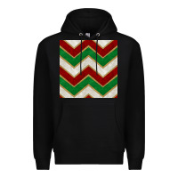 Black christmas stripes seamless pattern Premium Hoodie - BundleAndBundleShop