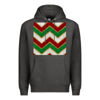 Charcoal Heather christmas stripes seamless pattern Premium Hoodie - BundleAndBundleShop