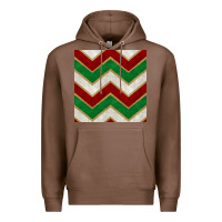 Chestnut christmas stripes seamless pattern Premium Hoodie - BundleAndBundleShop
