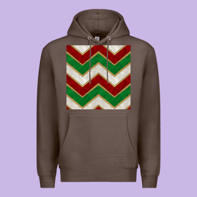 Christmas Stripes Seamless Pattern Premium Hoodie Designed By Bundleandbundleshop