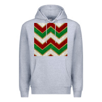 Heather Grey christmas stripes seamless pattern Premium Hoodie - BundleAndBundleShop