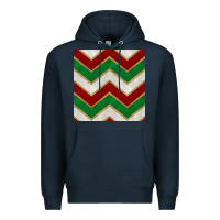 Navy christmas stripes seamless pattern Premium Hoodie - BundleAndBundleShop