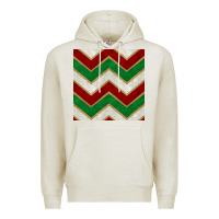 Oatmeal Heather christmas stripes seamless pattern Premium Hoodie - BundleAndBundleShop
