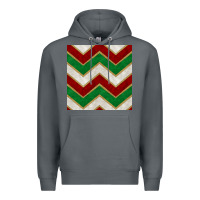 Rock christmas stripes seamless pattern Premium Hoodie - BundleAndBundleShop