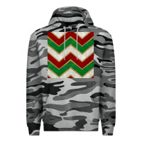 Slate Camo christmas stripes seamless pattern Premium Hoodie - BundleAndBundleShop