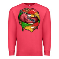 Cardinal juneteenth day lips Premium Sweatshirt - texasbilliewilder