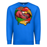 True Royal juneteenth day lips Premium Sweatshirt - texasbilliewilder