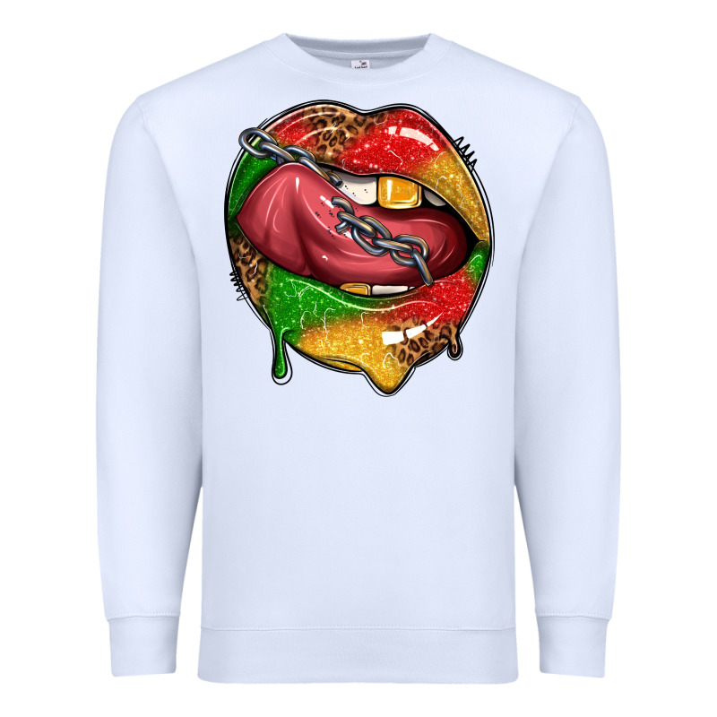 Juneteenth Day Lips Premium Sweatshirt by texasbilliewilder | Teevron