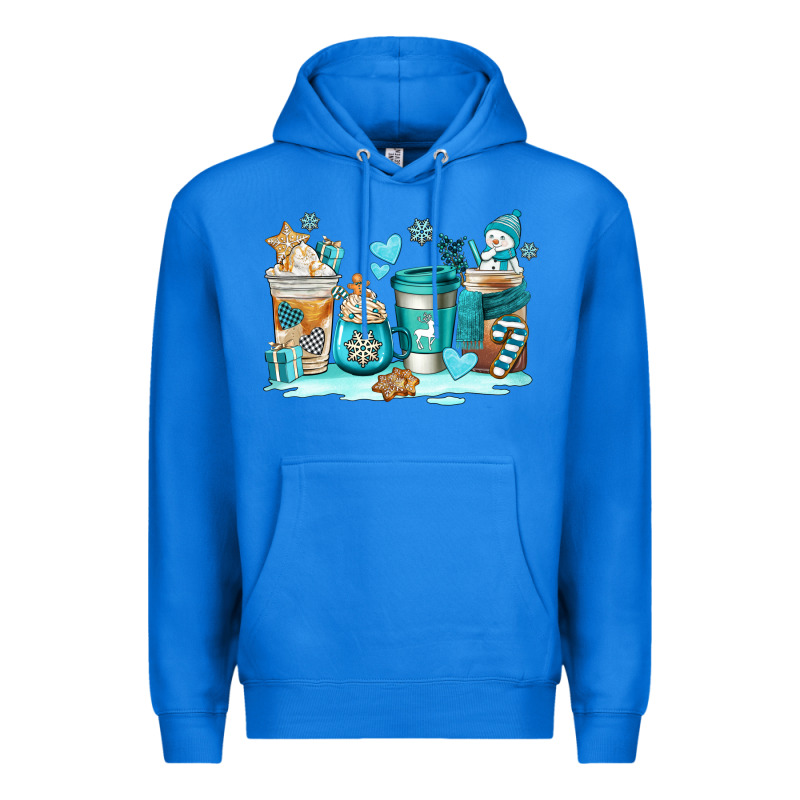 Winter Coffe Cups Premium Hoodie by AdoDesignShop | Teevron