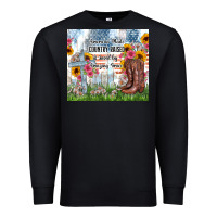 Black christian western american made country raised Premium Sweatshirt - Zillion Design Studio