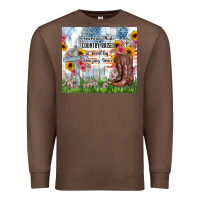Chestnut christian western american made country raised Premium Sweatshirt - Zillion Design Studio