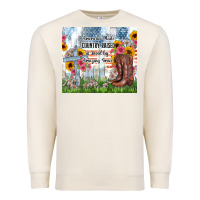 Sandshell christian western american made country raised Premium Sweatshirt - Zillion Design Studio