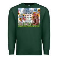 Sports Green christian western american made country raised Premium Sweatshirt - Zillion Design Studio