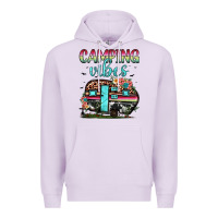 Lilac camping vibes Premium Hoodie - JahusDesignShop