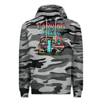 Slate Camo camping vibes Premium Hoodie - JahusDesignShop