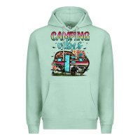 Seafoam camping vibes Premium Hoodie - JahusDesignShop