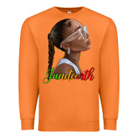 Carrot juneteenth black woman Premium Sweatshirt - texasbilliewilder